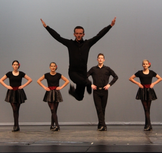 Irish dancers at the Reel Rhythms Concert