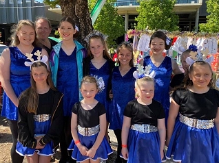 Irish dancers at Glenelg Christmas Pageant