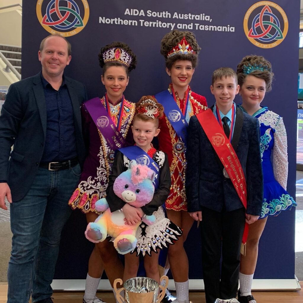 our Irish Dancers at the State Championships